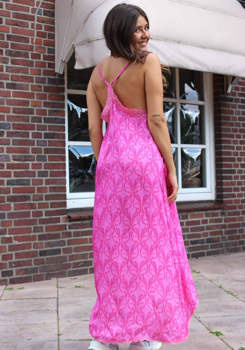 Miss Goodlife Dress Lace Pink Outlet