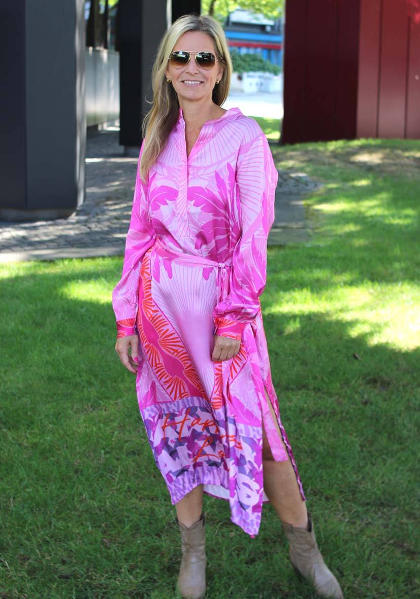 Miss Goodlife Dress Happiness Lovers Midi Saisonschlussverkauf