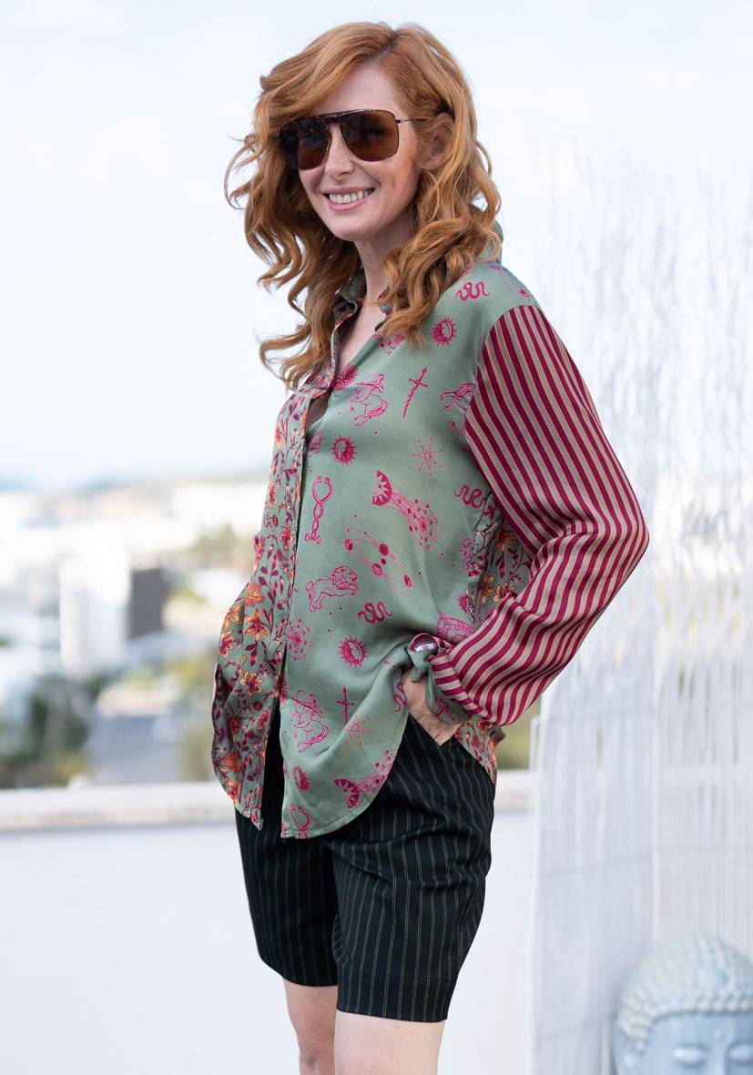 Miss Goodlife Blouse Mercie Chérie – green Wochenangebot