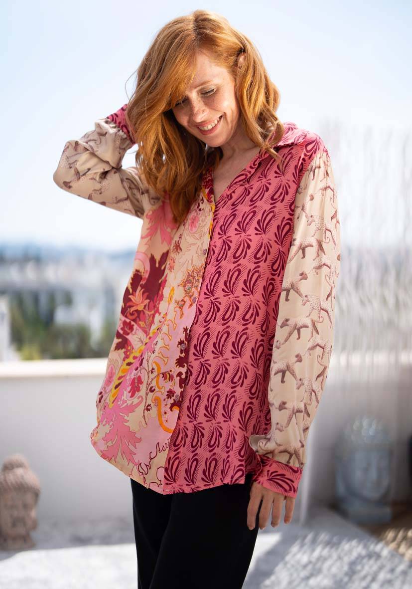 Miss Goodlife Bluse Merci Im Verkauf