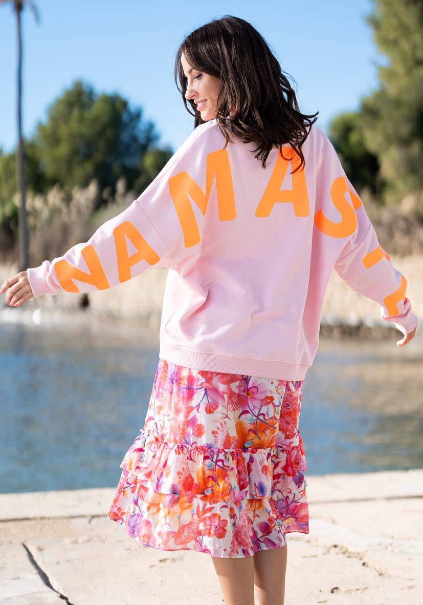 Miss Goodlife Roundneck Double Namasté – rose Blitzverkäufe