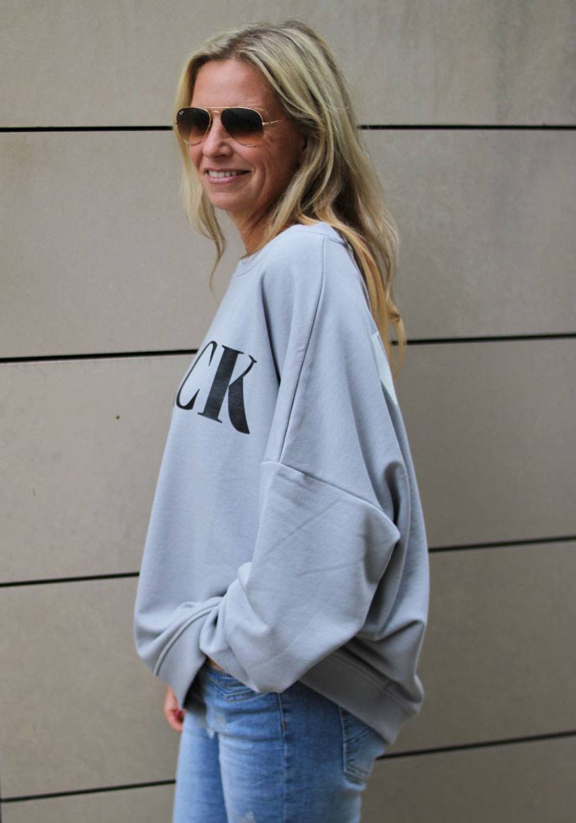 Miss Goodlife Roundneck Black and White – lightgrey Black Friday