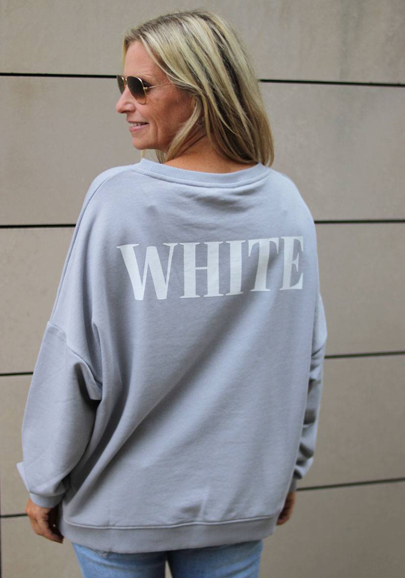 Miss Goodlife Roundneck Black and White – lightgrey Black Friday