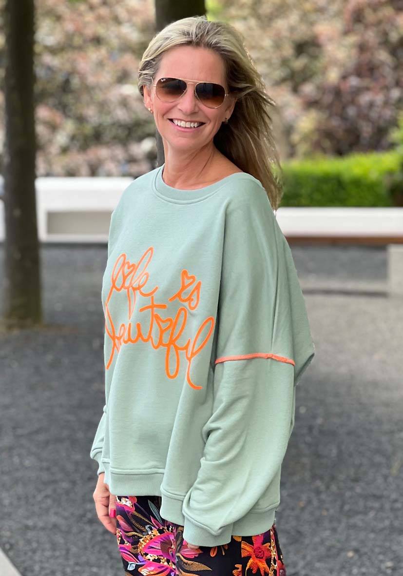 Miss Goodlife Roundneck Life is beautiful Muttertagsangebot