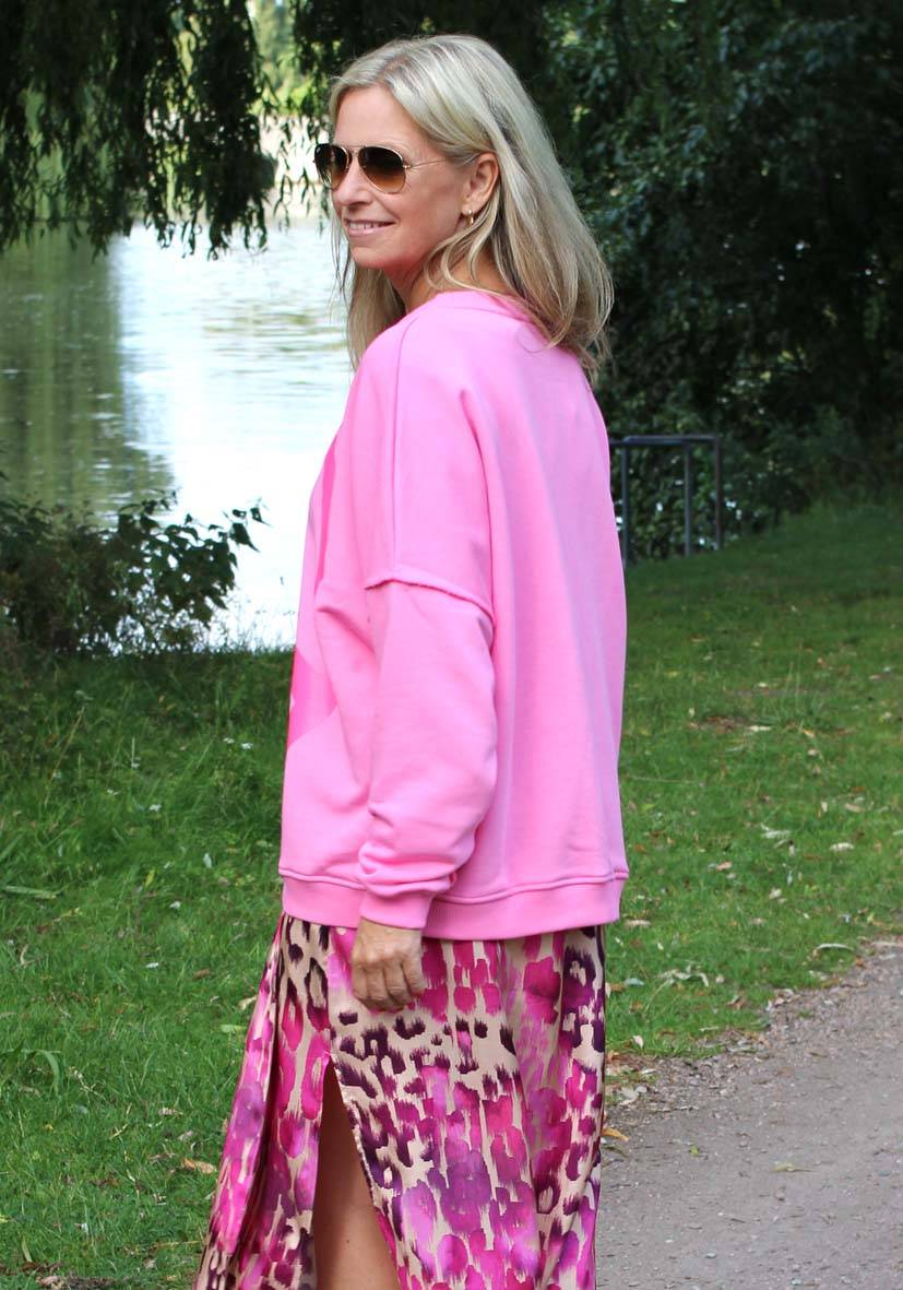 Miss Goodlife Roundneck Peace – rose Lagerräumung