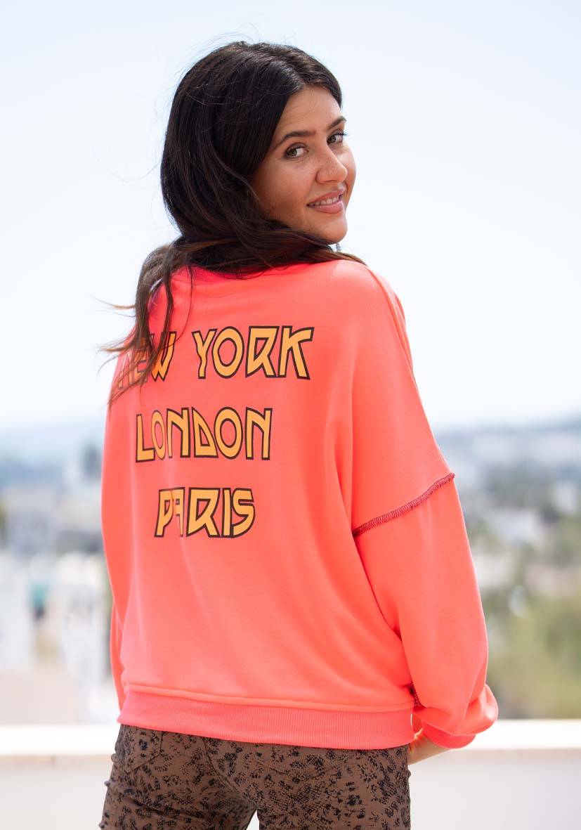 Miss Goodlife Roundneck Berlin Tiger – neonpink Limitierter Zeitrabatt