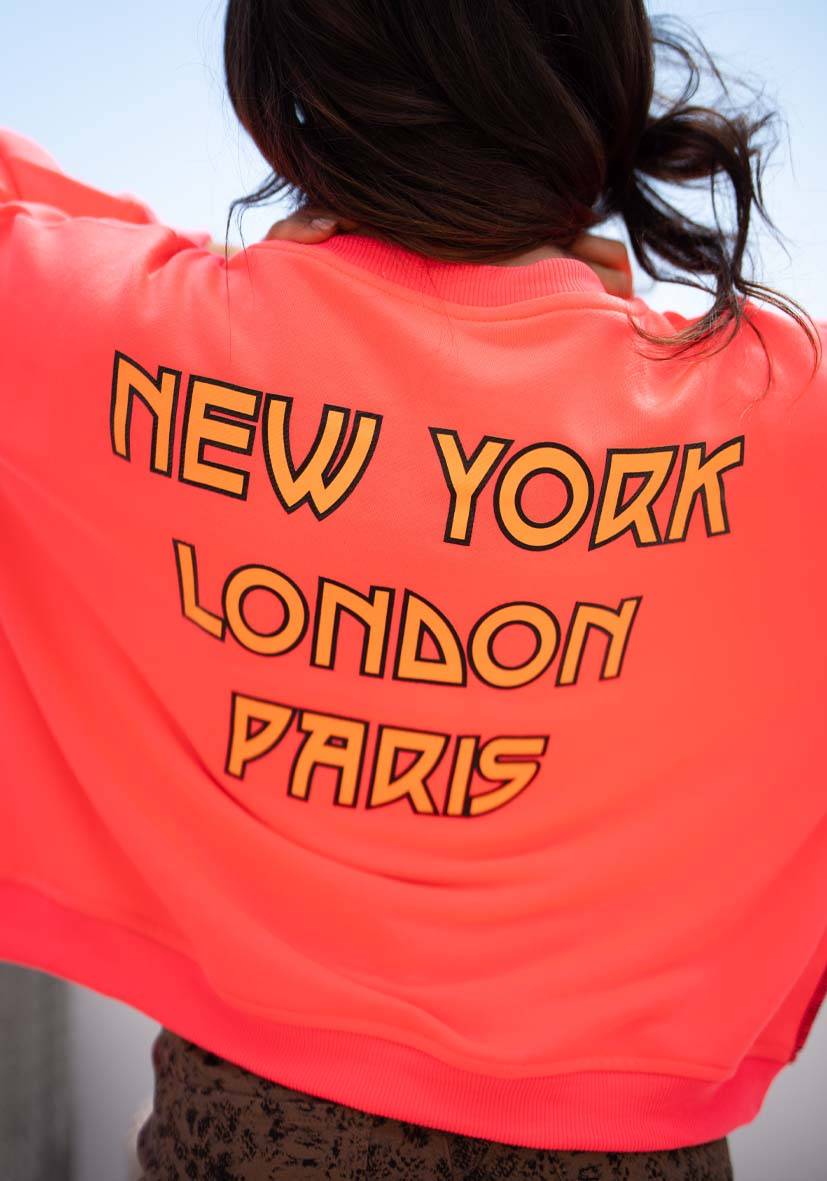 Miss Goodlife Roundneck Berlin Tiger – neonpink Limitierter Zeitrabatt