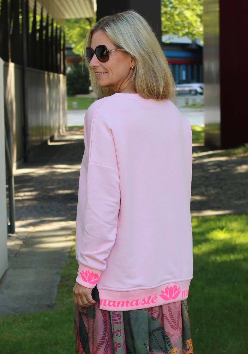 Miss Goodlife V-Neck Namasté Glitter – rose Flash Sale