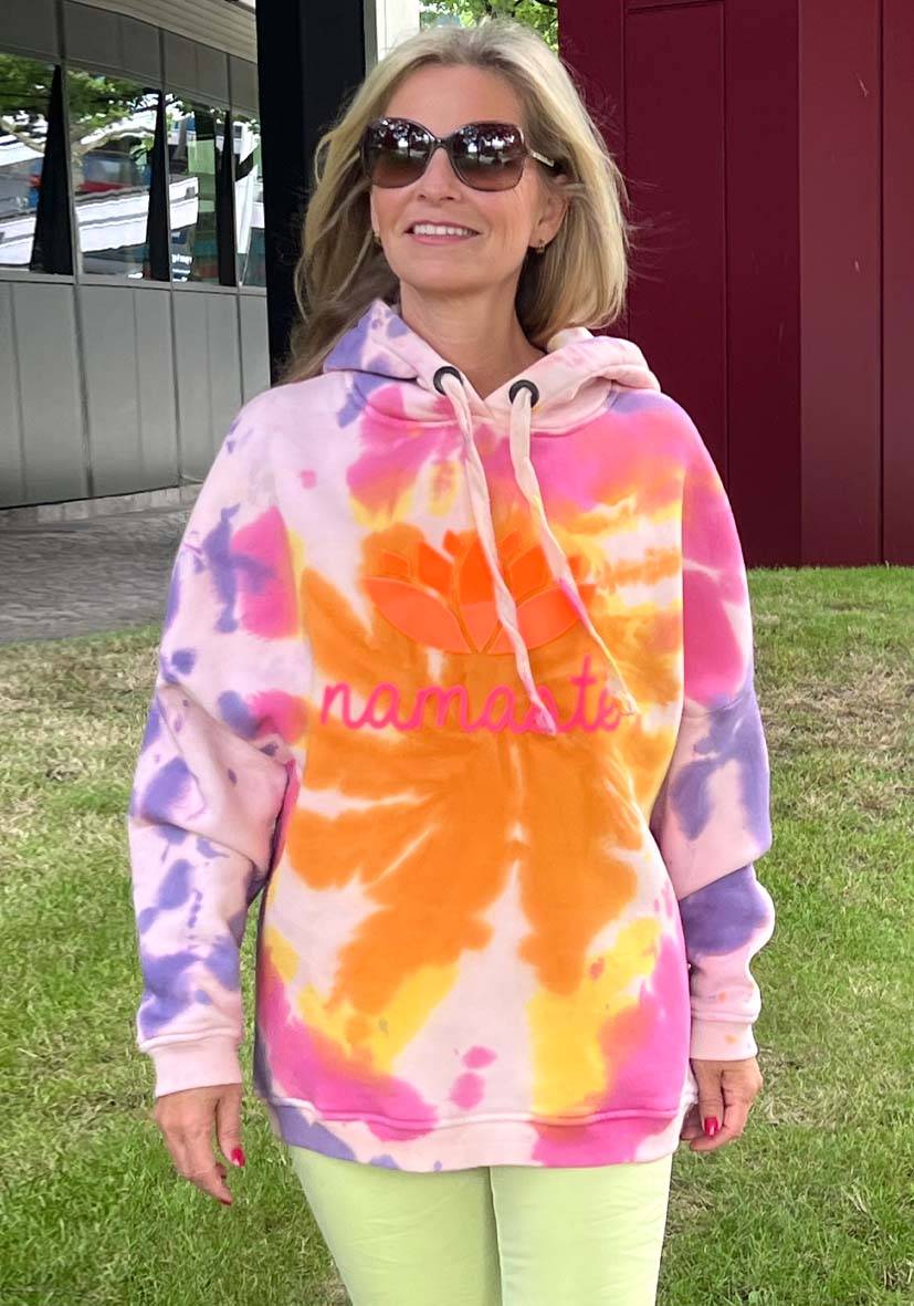 Miss Goodlife Hoodie Batik Namasté – rose Preisnachlass