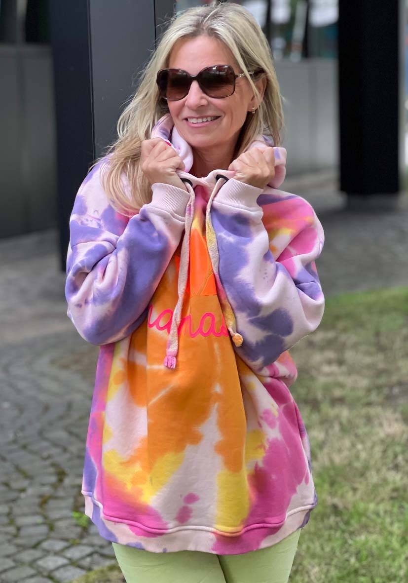 Miss Goodlife Hoodie Batik Namasté – rose Preisnachlass
