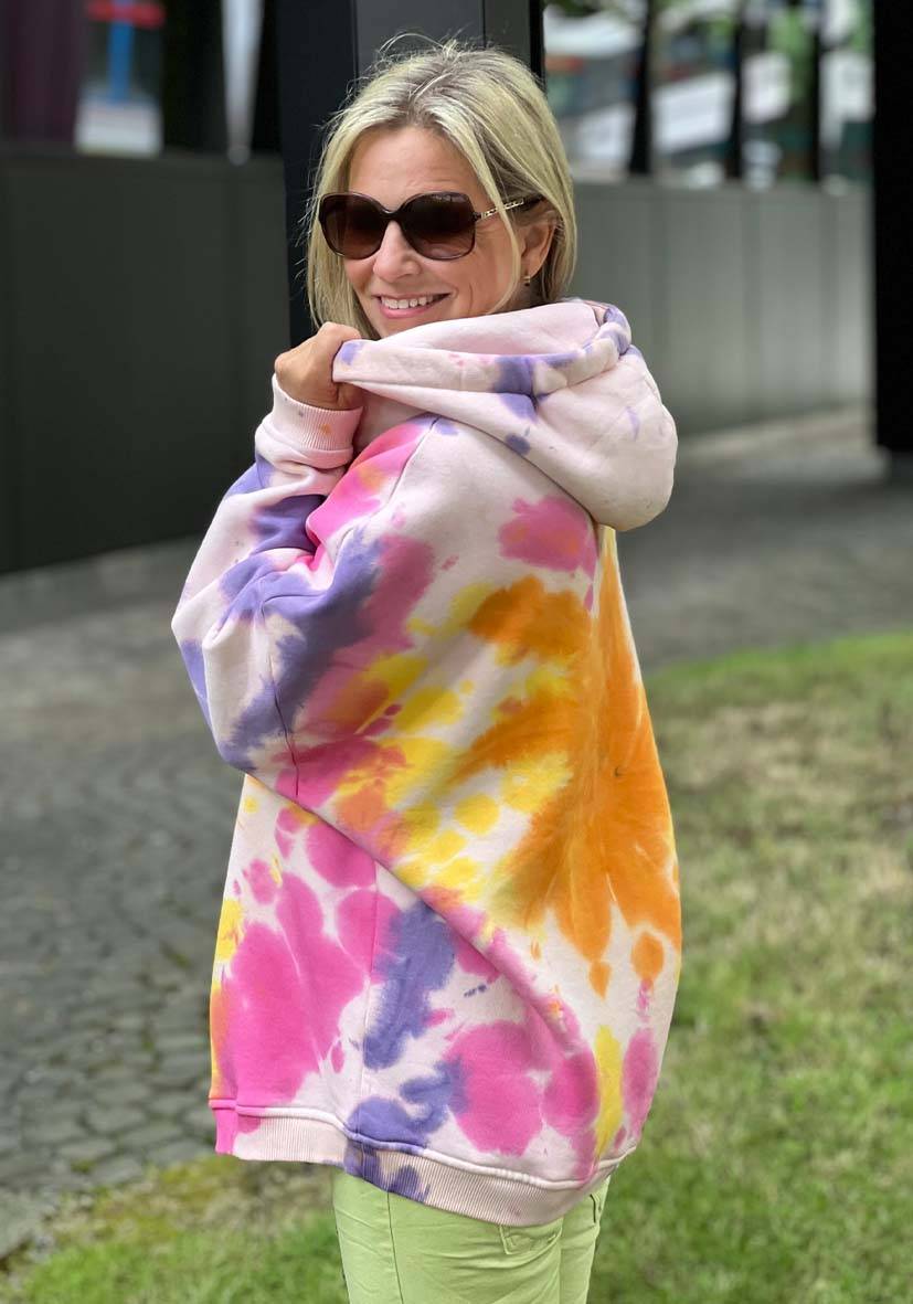 Miss Goodlife Hoodie Batik Namasté – rose Preisnachlass