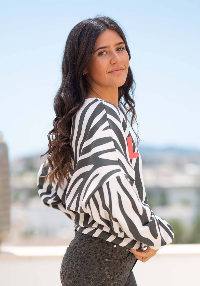 Miss Goodlife Roundneck L(i)ebe Zebra – black Black Friday