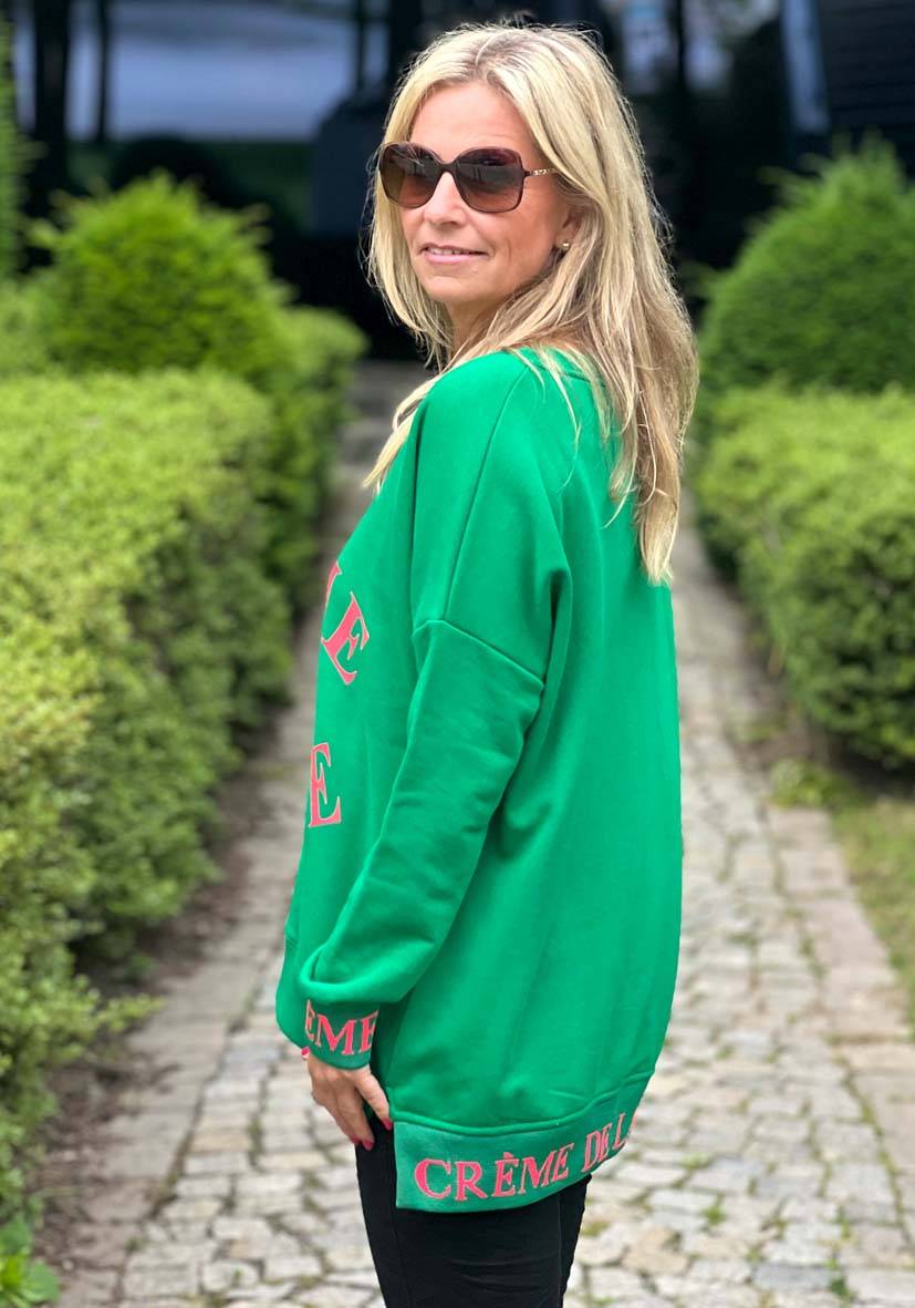 Miss Goodlife V-Neck Cème de la Crème Glitter – green Tägliche Deals