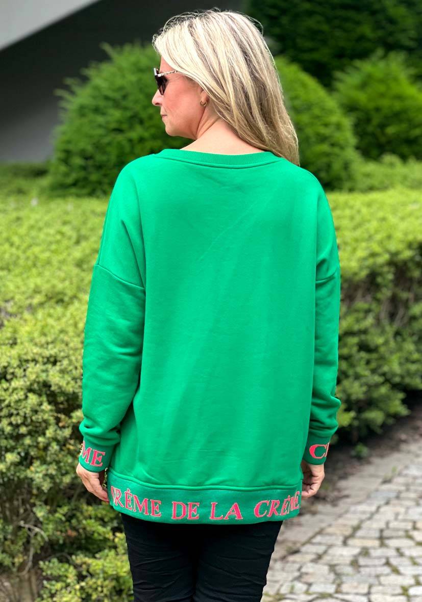 Miss Goodlife V-Neck Cème de la Crème Glitter – green Tägliche Deals