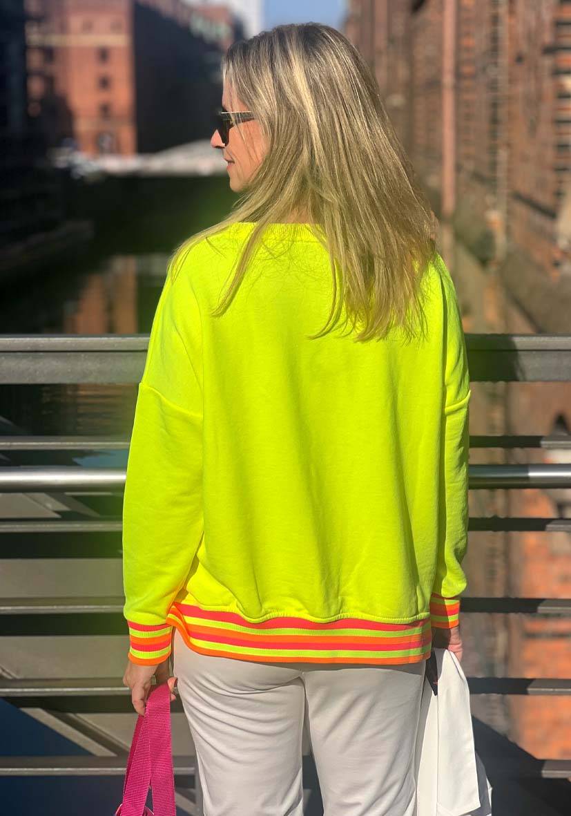 Miss Goodlife V-Neck Liebe – neonyellow 50% Rabatt mit kostenlosem Versand