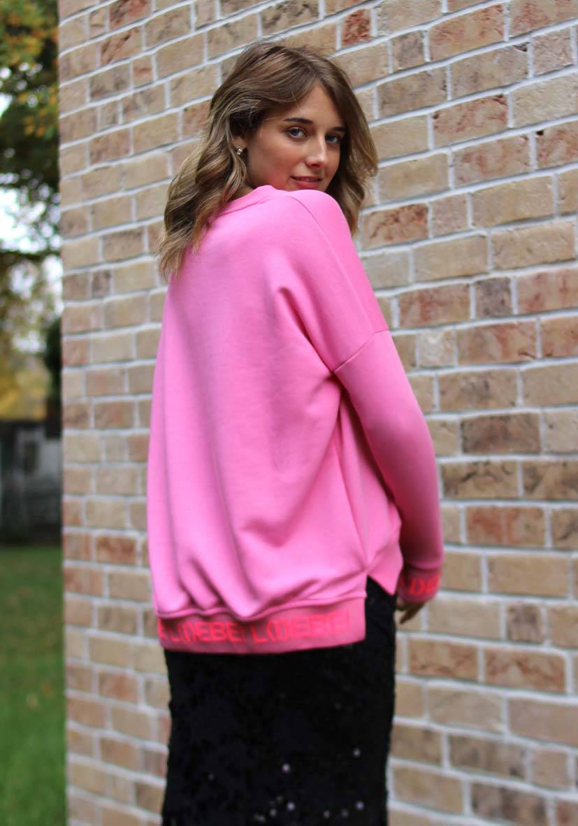 Miss Goodlife V-Neck L(i)ebe – rose/neonpink Begrenzt auf 3 Tage