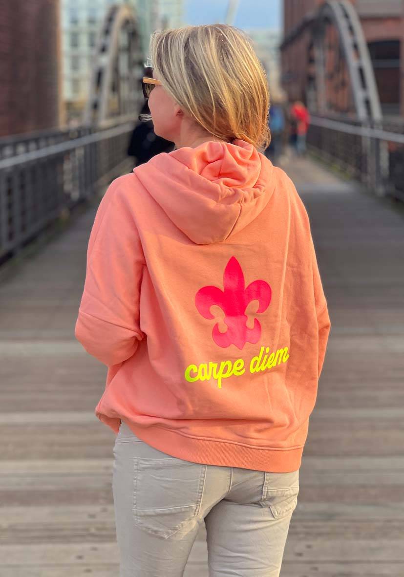 Miss Goodlife Hoodie Sweatjacke – coral Hotsell