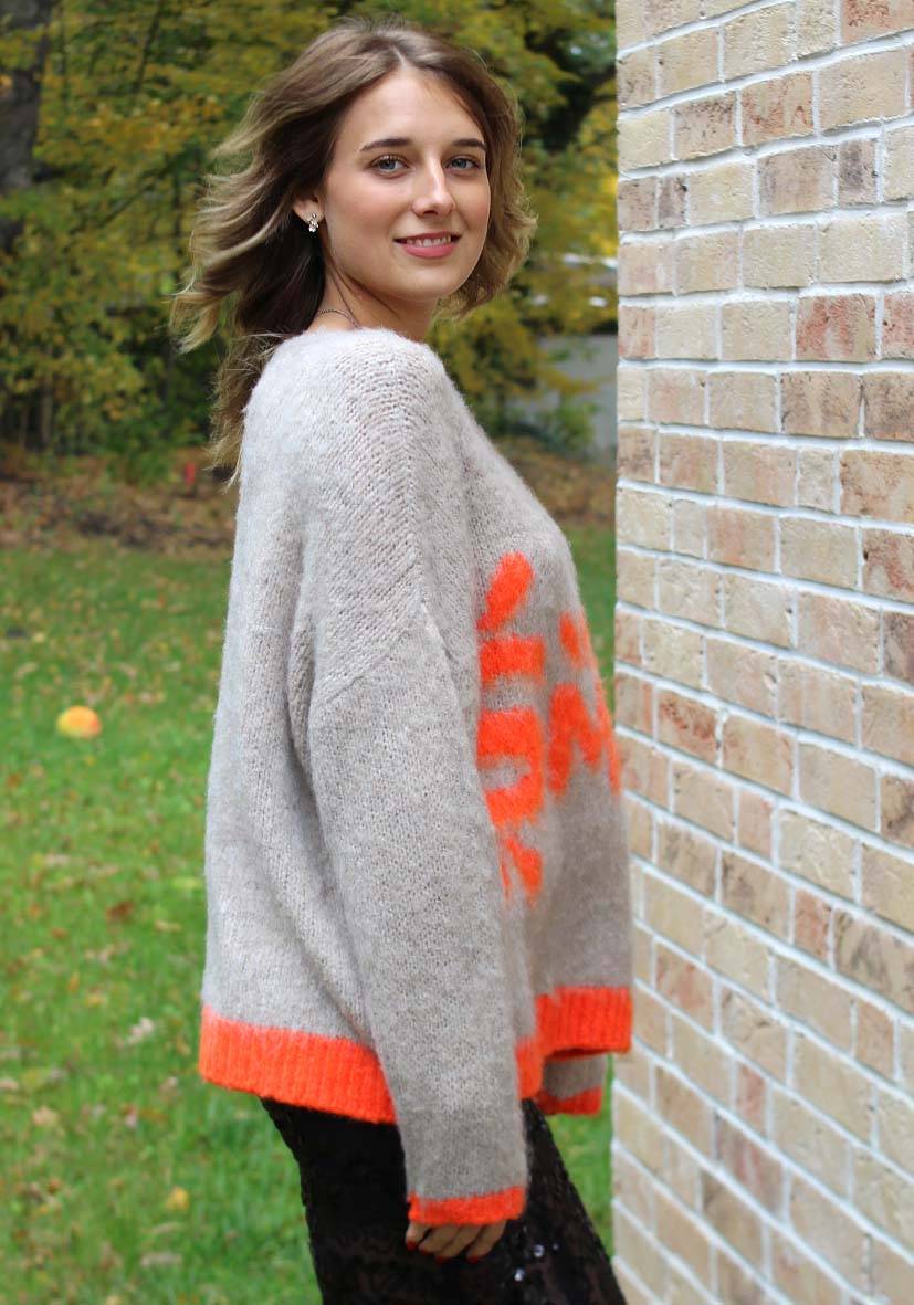 Miss Goodlife Pullover Smile Sonderangebote