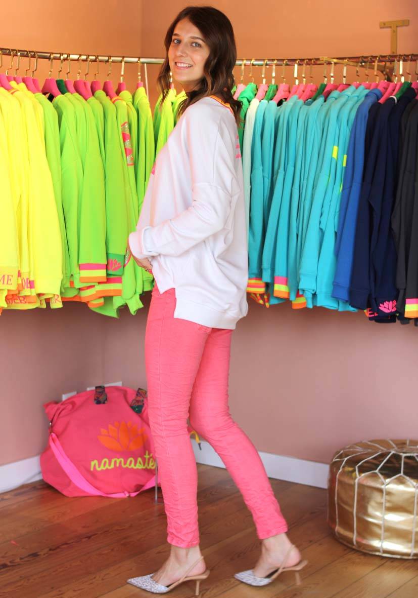 Miss Goodlife Jeans One Star – pink Nur noch ein Tag übrig