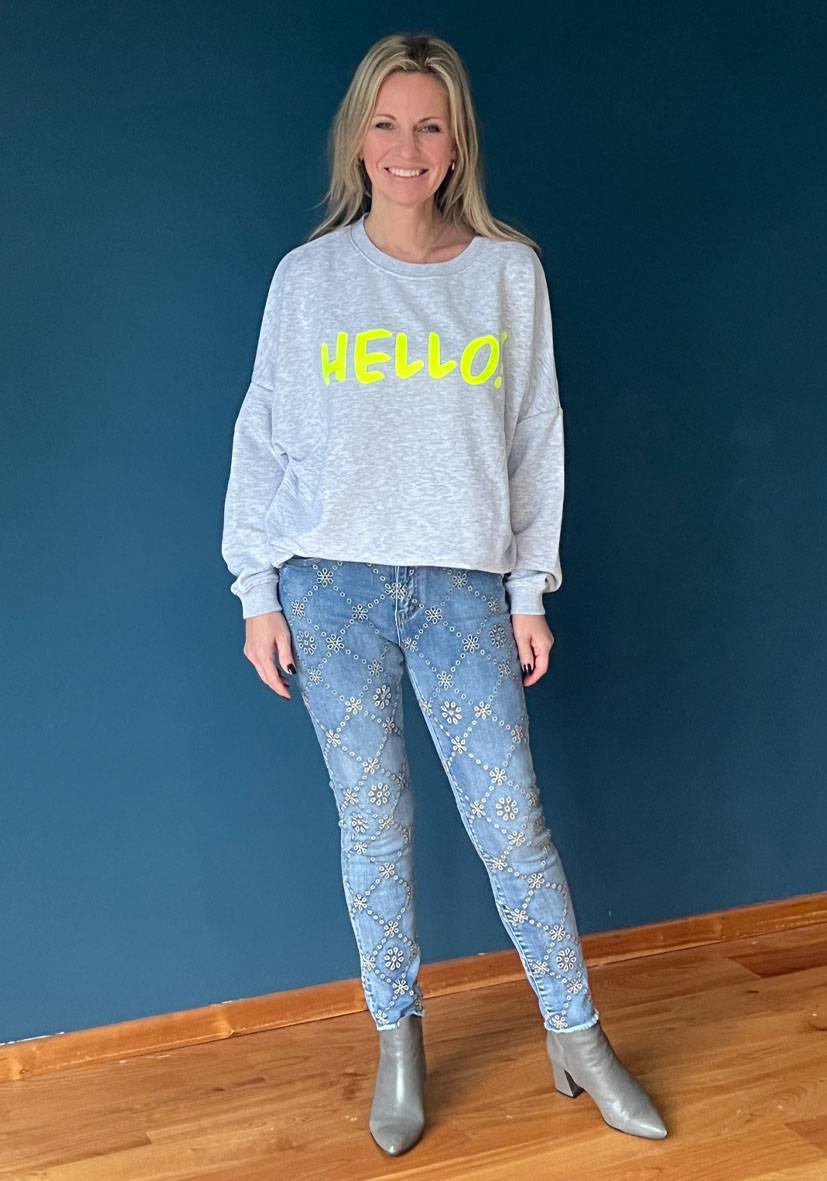 Miss Goodlife Jeans Floral 50% Rabatt mit kostenlosem Versand