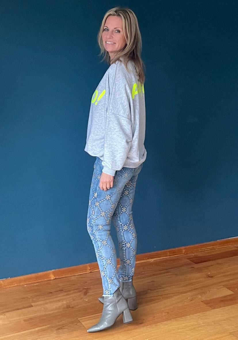 Miss Goodlife Jeans Floral 50% Rabatt mit kostenlosem Versand