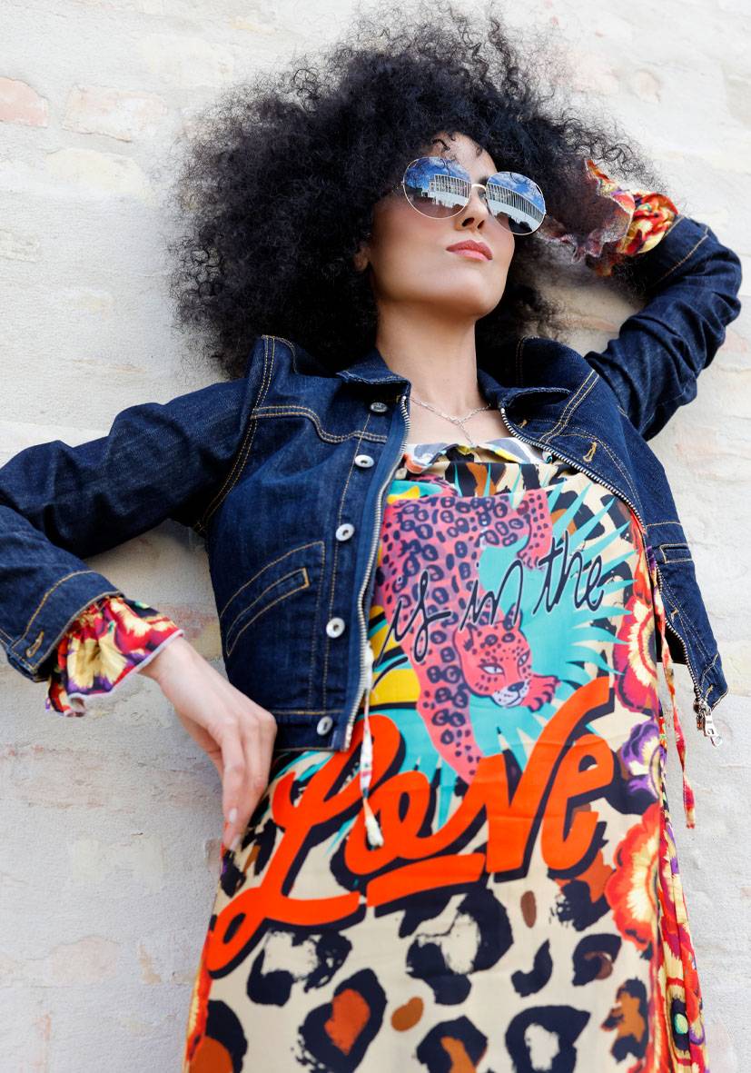 Miss Goodlife Kurze Jeansjacke Speichern exportieren
