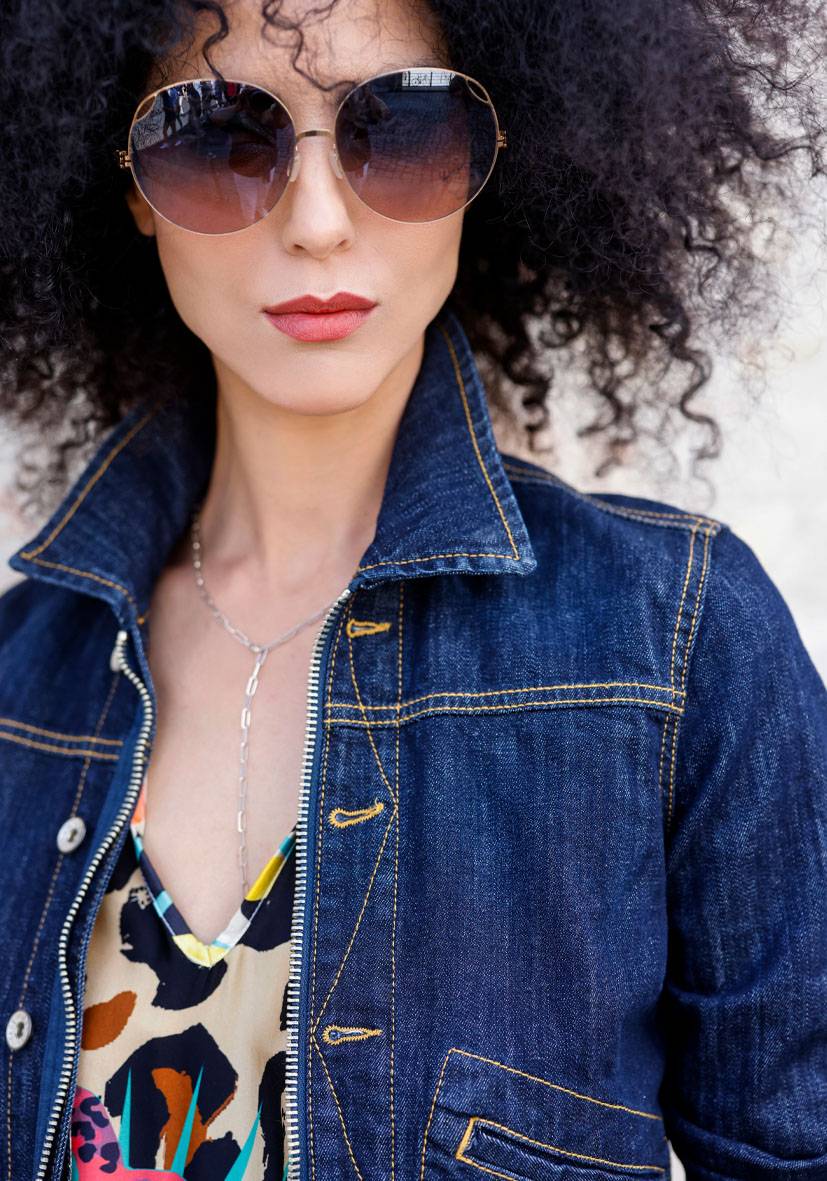 Miss Goodlife Kurze Jeansjacke Speichern exportieren