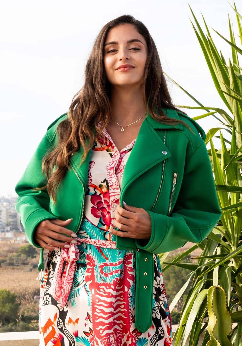 Miss Goodlife Jacket Colorful – green Angebote