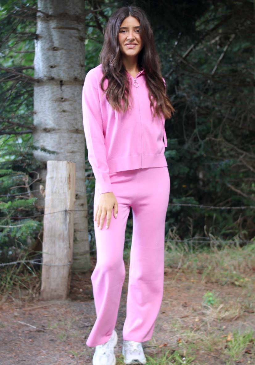 Miss Goodlife Pants Knitted Culotte – pink Muttertagsangebot