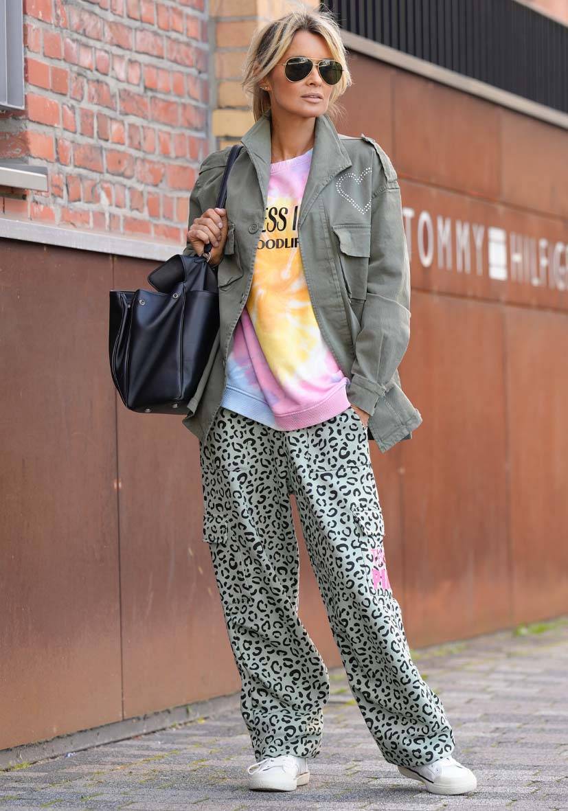 Miss Goodlife Pants Think Pink – Leo almond Valentinstagsangebot