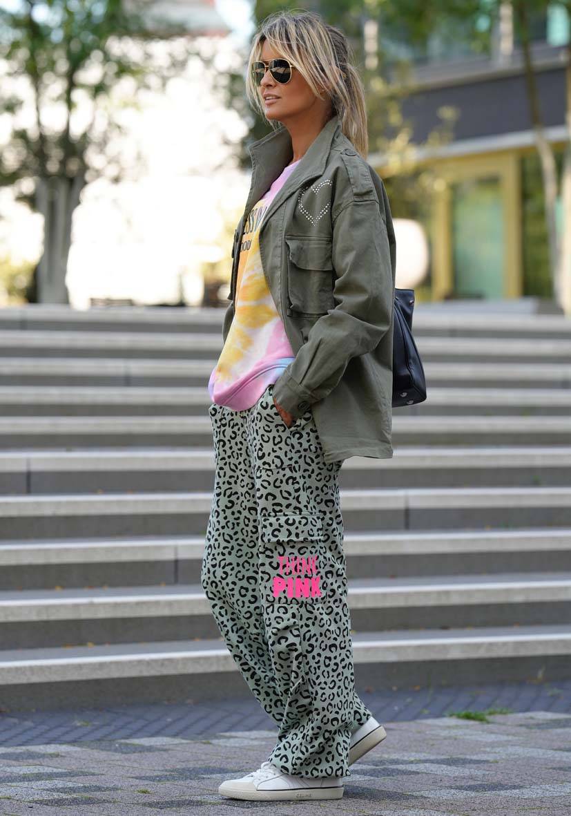Miss Goodlife Pants Think Pink – Leo almond Valentinstagsangebot