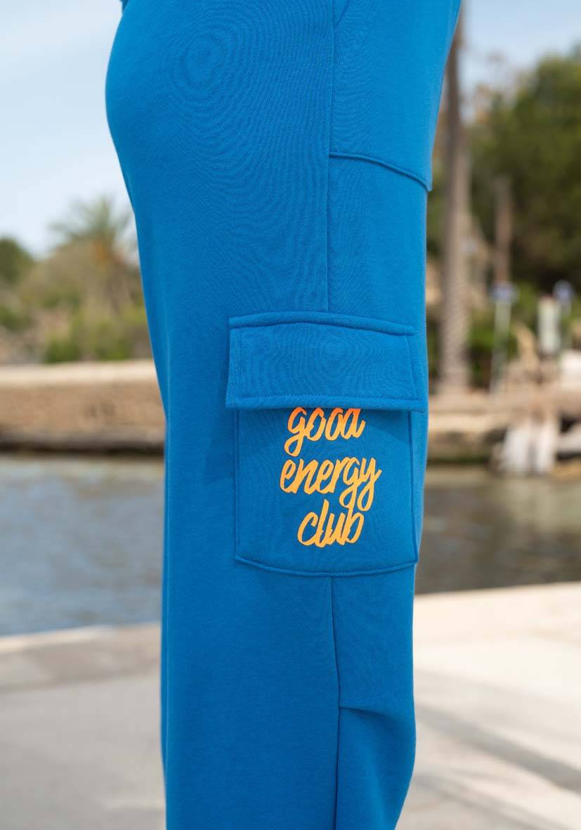 Miss Goodlife Pants Good Energy Namasté Strass – blue Kauf eins, bekomm eins gratis