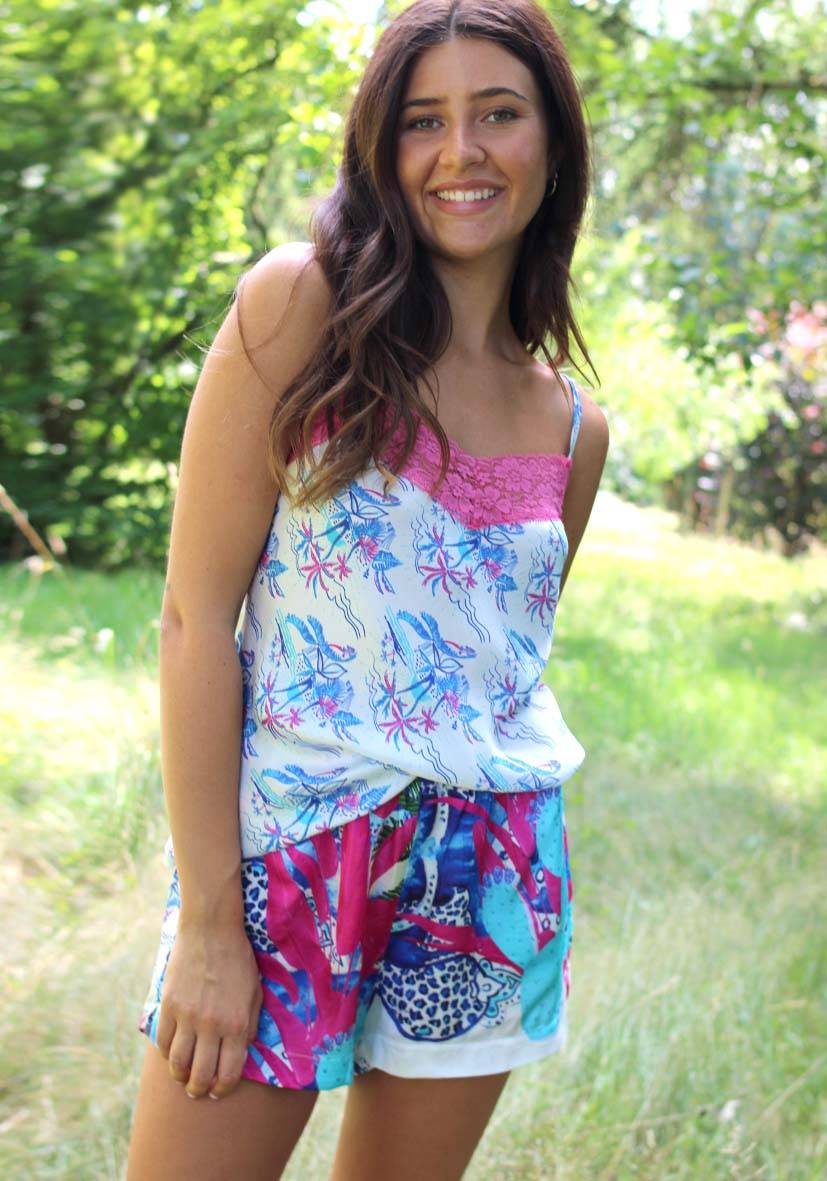 Miss Goodlife Shorts Palmtree Begrenzte Freigabe