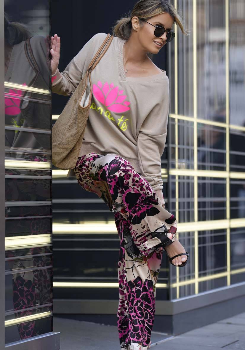 Miss Goodlife Weite Pants Love me 50% Rabatt mit kostenlosem Versand