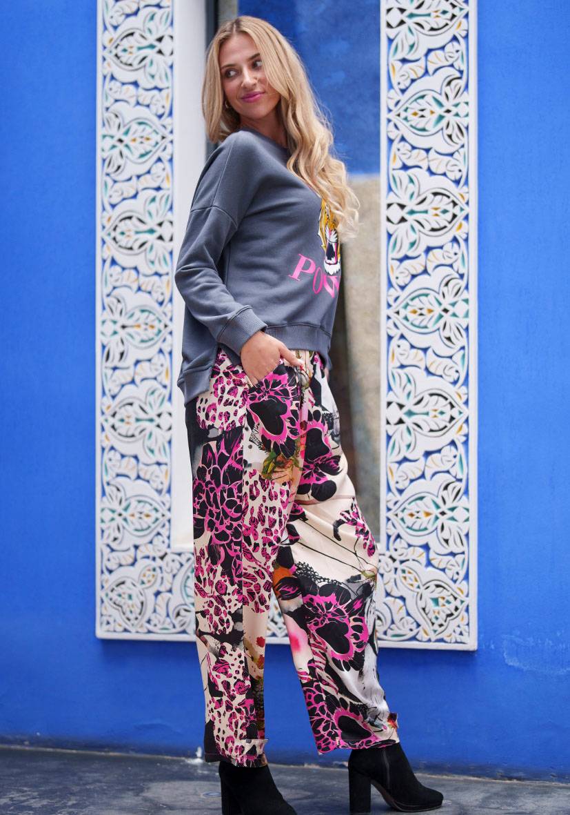 Miss Goodlife Weite Pants Love me 50% Rabatt mit kostenlosem Versand