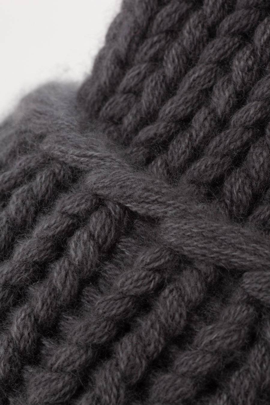 Mouleta Kaschmir Hand Knit Mütze Schlussverkauf