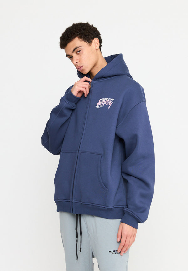 Multiply Spparel Oversize Zip Hoodie BETRAYAL Night Shadow Tägliche Deals