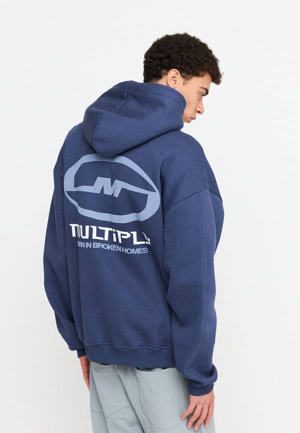 Multiply Spparel Oversize Hoodie BROKEN IDENTITY Night Shadow VIP-Rabatte