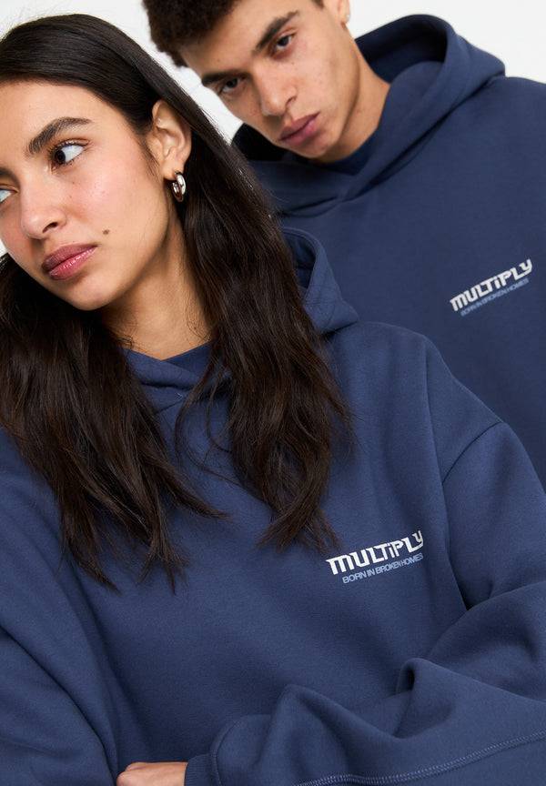 Multiply Spparel Oversize Hoodie BROKEN IDENTITY Night Shadow VIP-Rabatte