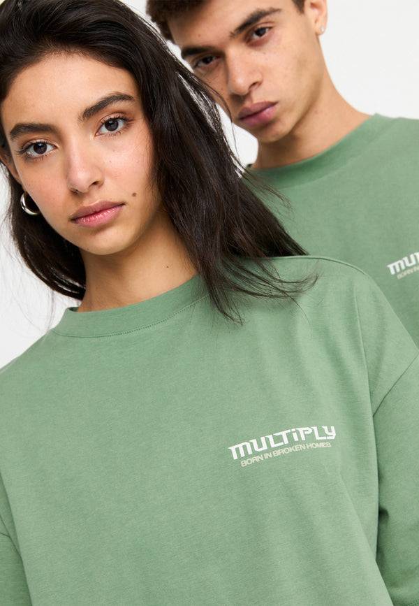 Multiply Spparel Oversize T-Shirt BROKEN IDENTITY Hedge Green Wochenangebot
