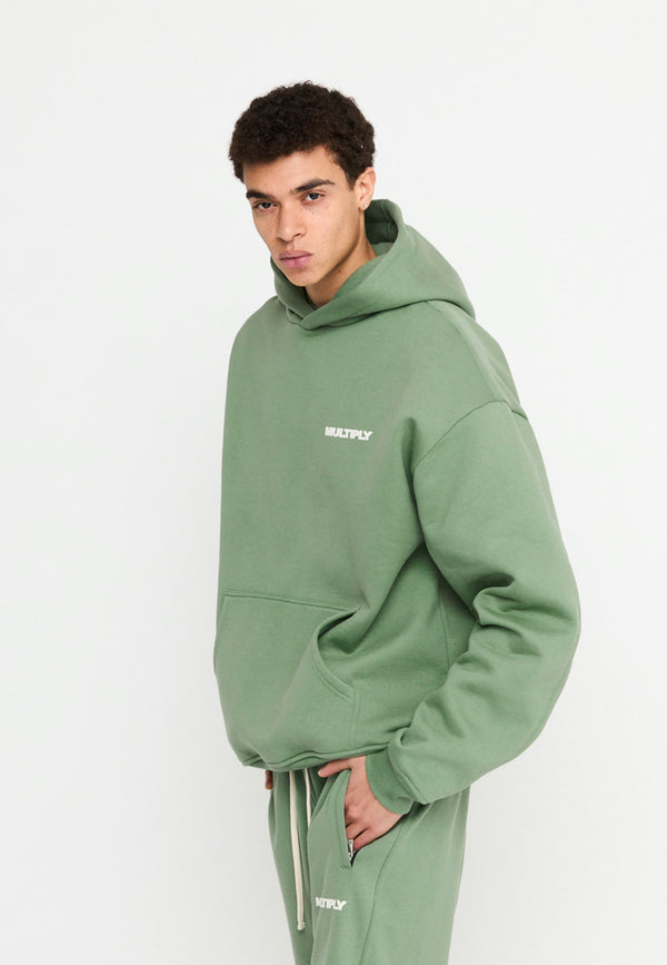 Multiply Spparel Oversize Hoodie MULTIPLY Hedge Green Letzte 3 Tage