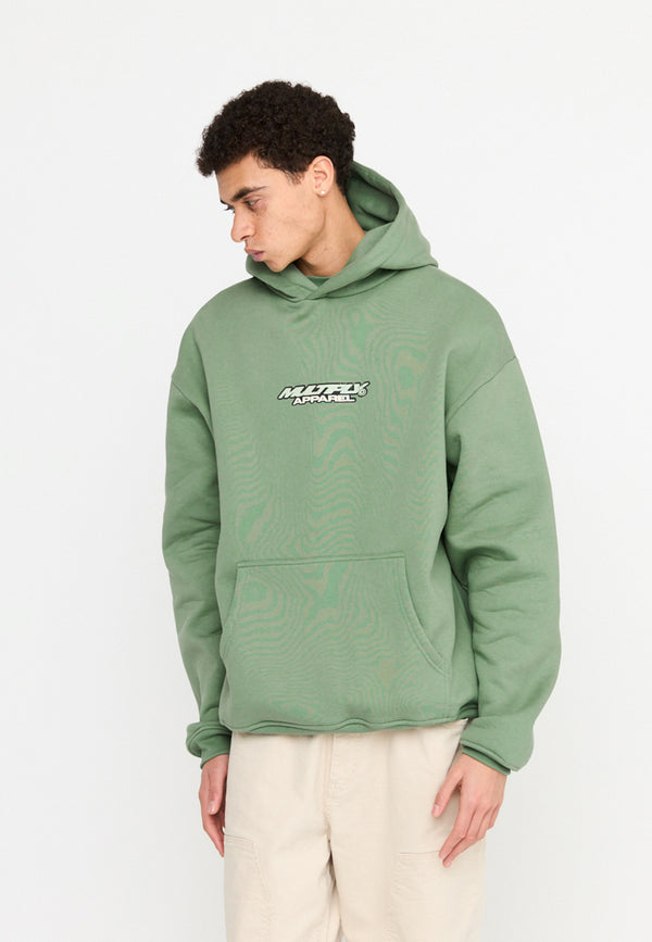 Multiply Spparel Oversize Hoodie TRAUMA Hedge Green Zeitbegrenzte Promotion