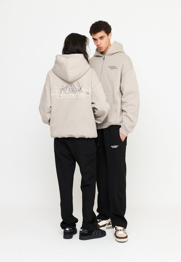 Multiply Spparel Oversize Zip Hoodie FRIENDLESS String Bis zu 65% Rabatt