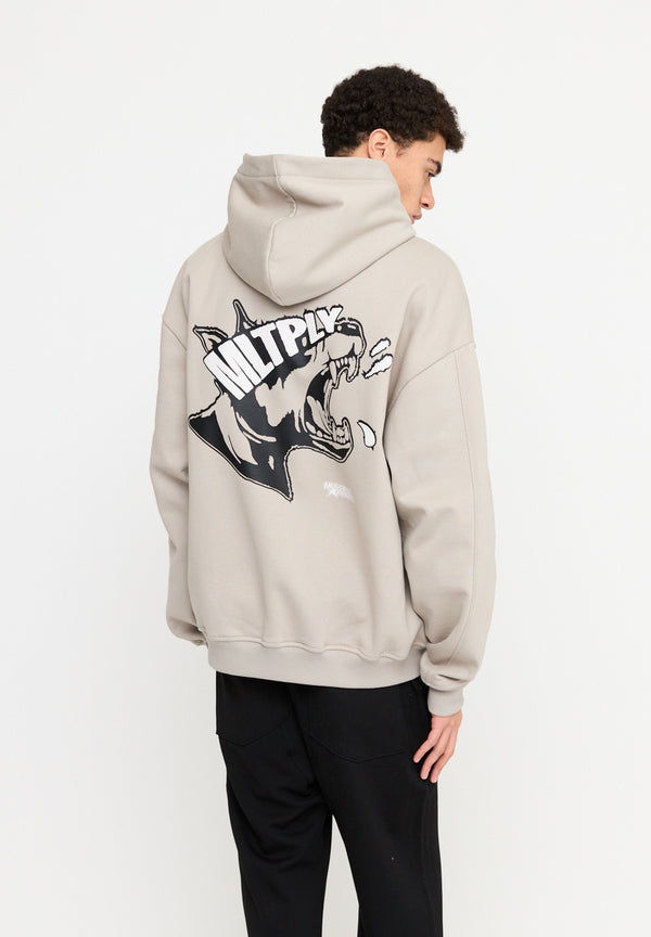 Multiply Spparel Oversize Zip Hoodie MISSING String Nur für heute