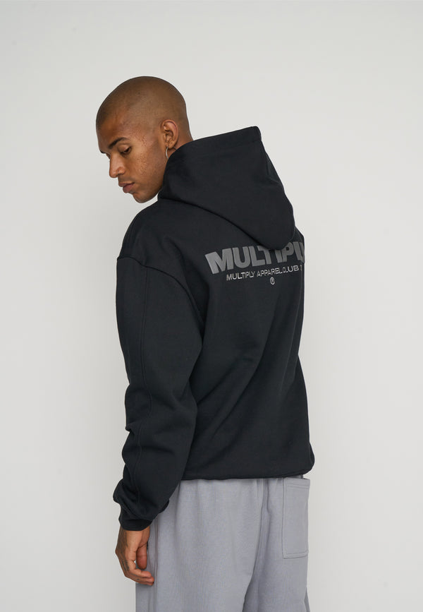 Multiply Spparel Oversize Hoodie MULTIPLY 2 Black Discount Store für neue Produkte