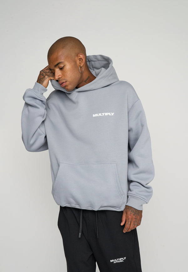 Multiply Spparel Oversize Hoodie MULTIPLY Ultimate Grey Nur noch ein Tag übrig