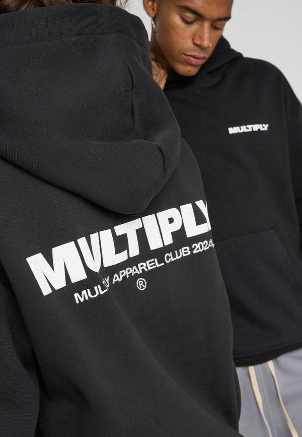 Multiply Spparel Oversize Hoodie MULTIPLY Black Super Rabatt