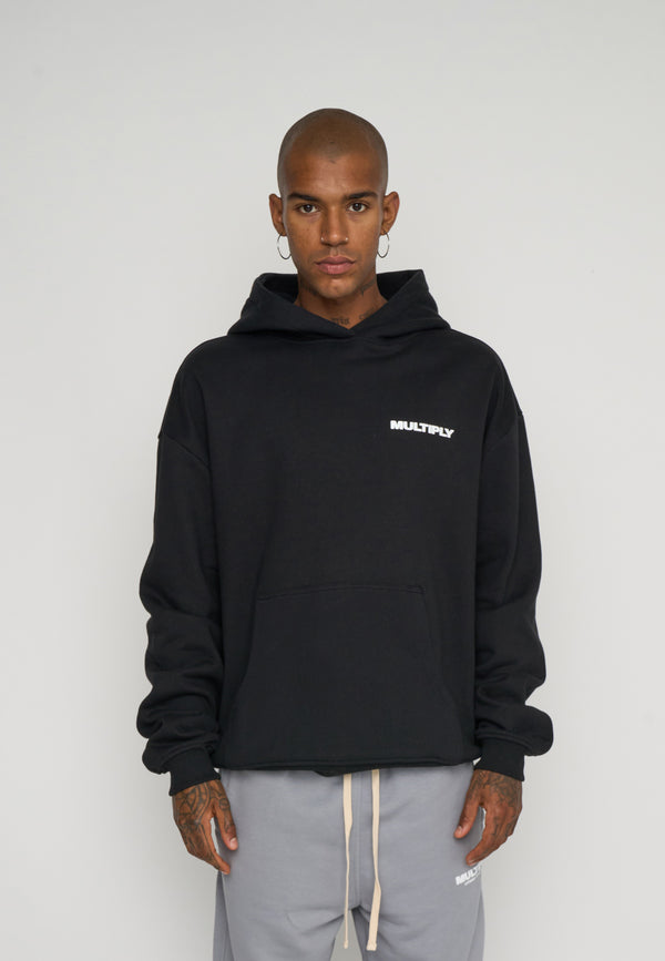 Multiply Spparel Oversize Hoodie MULTIPLY Black Super Rabatt