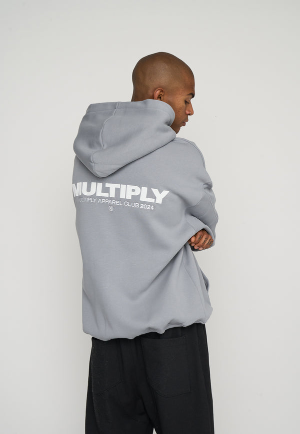 Multiply Spparel Oversize Zip Hoodie MULTIPLY Ultimate Grey Riesige Rabatte