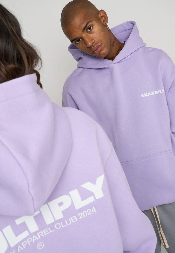 Multiply Spparel Oversize Hoodie MULTIPLY Lavender 50% Rabatt mit kostenlosem Versand